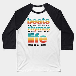 Beats Rhymes Life 42.0 Baseball T-Shirt